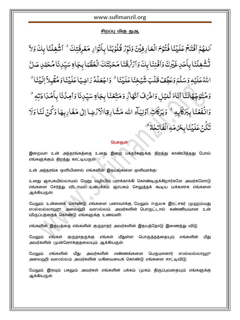 Special Dua | PDF
