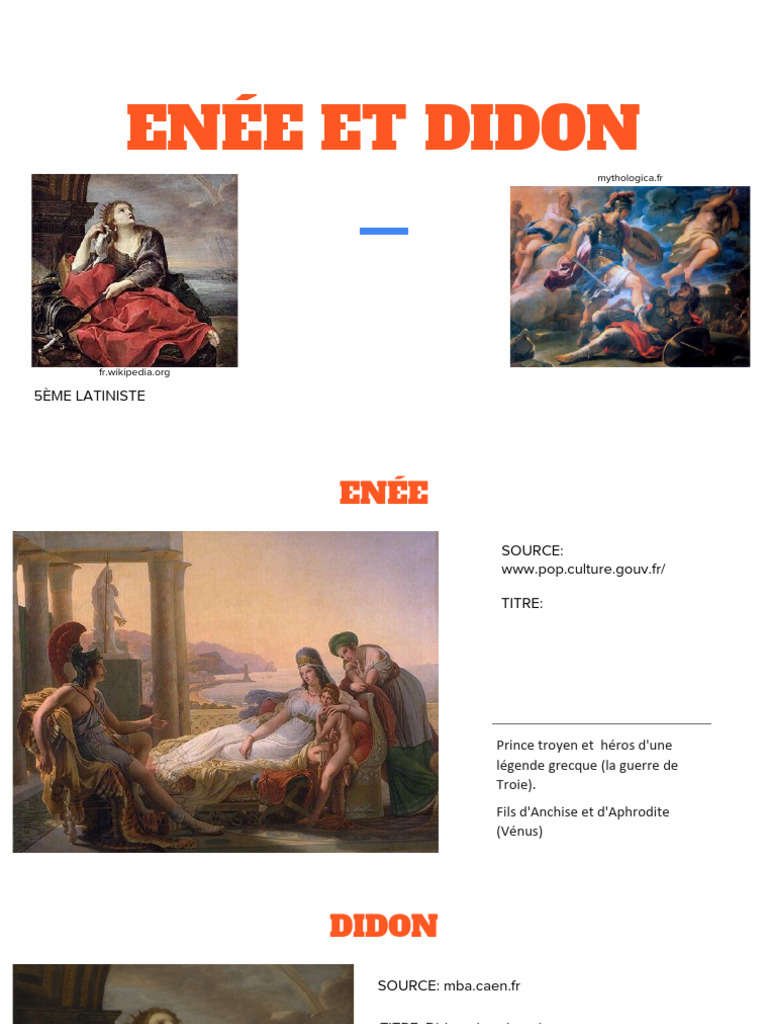Enée et Didon : Légende de Troie | PDF
