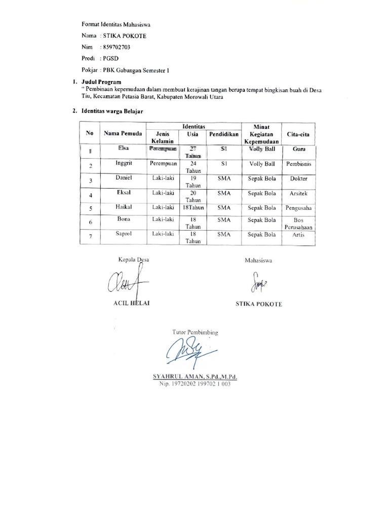 Tugas PBK 1 | PDF