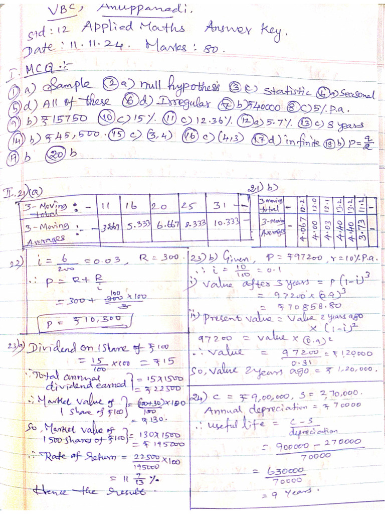 12am Answer Key 33 3rd Part Pdf