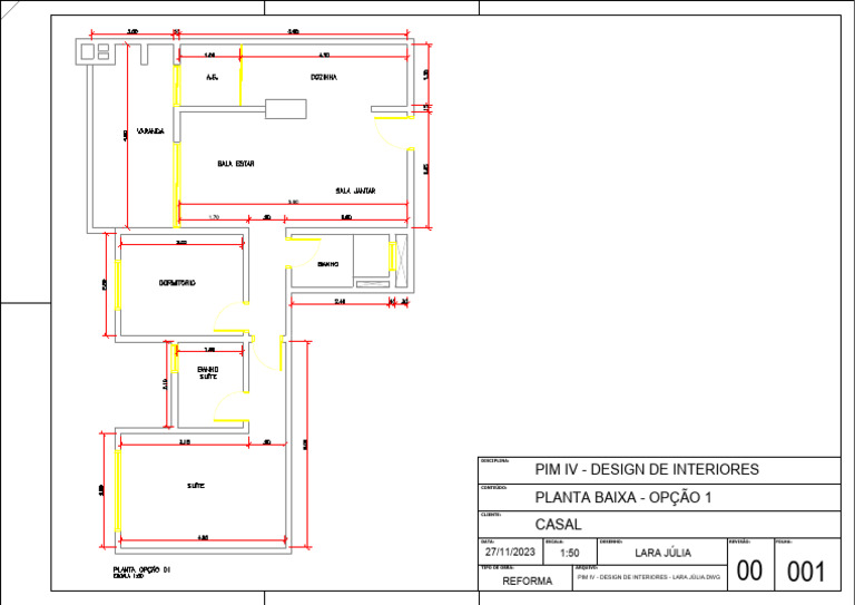 Planta Baixa para Design de Interiores | PDF