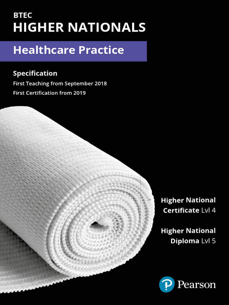 Btec Higher Nationals Health Care Practice | PDF | Educational ...