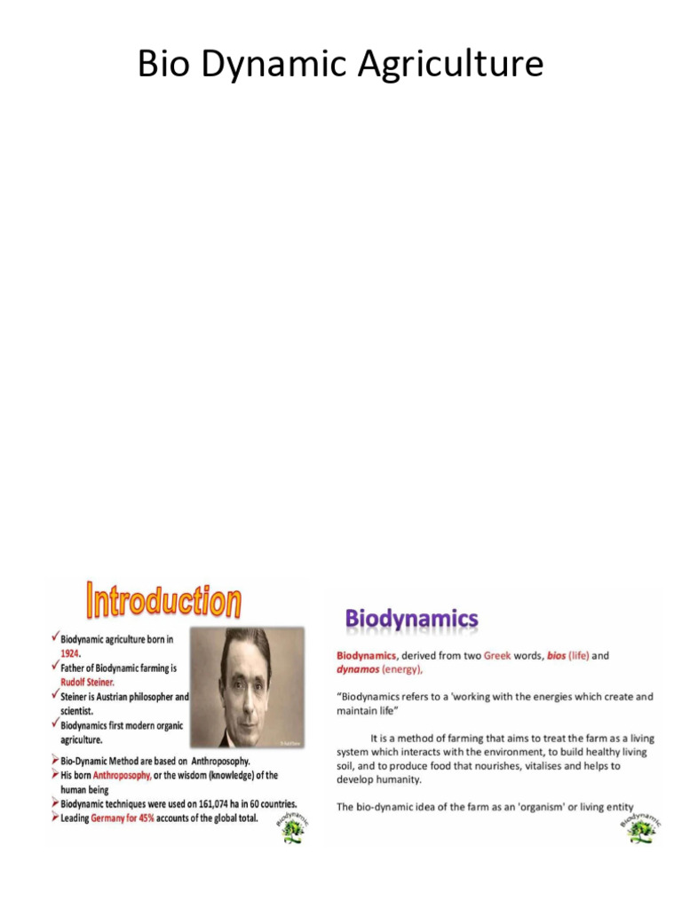 Bio Dynamic Agri | PDF | Technology & Engineering