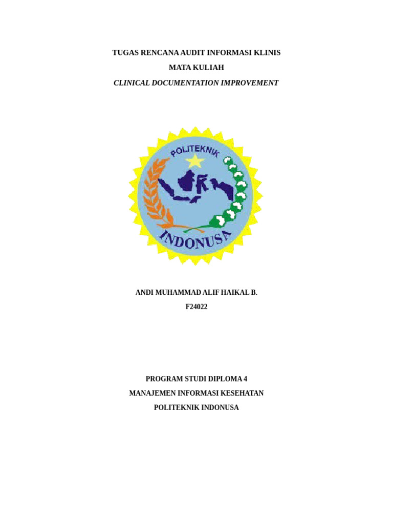 Rencana Audit Informasi Klinis | PDF