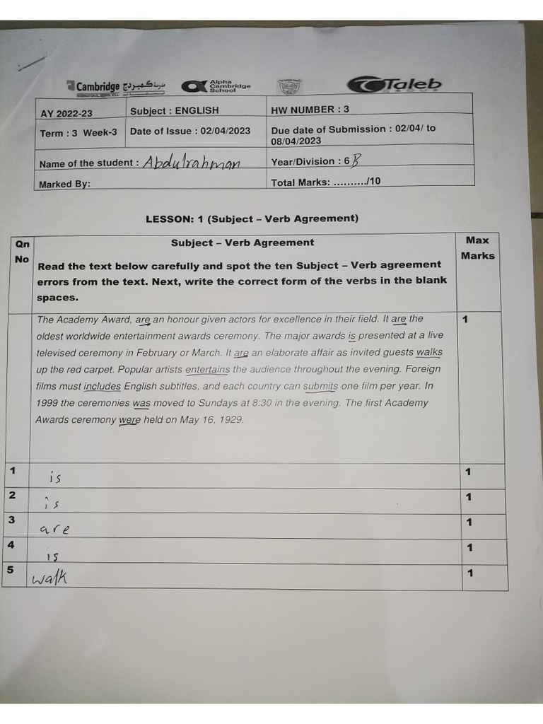 English L1 | PDF