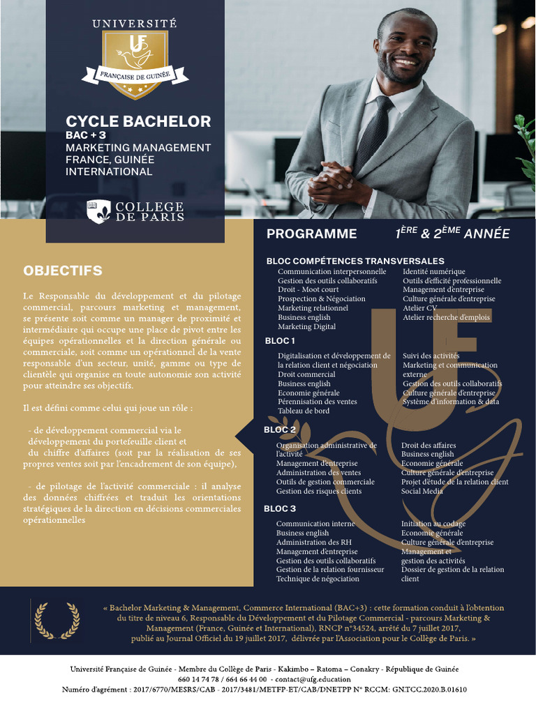 Bachelor en Marketing Digital et Commerce | PDF | Commercialisation ...