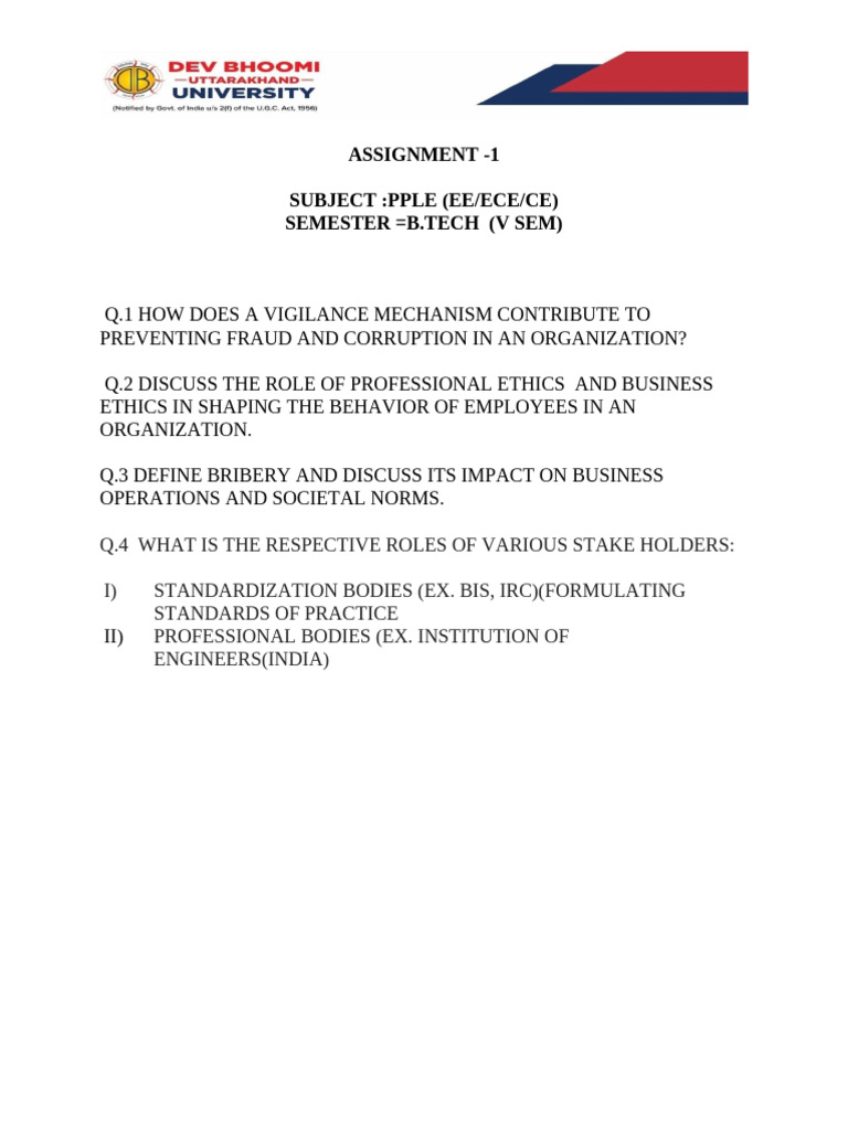 PPLE Assisgnment | PDF