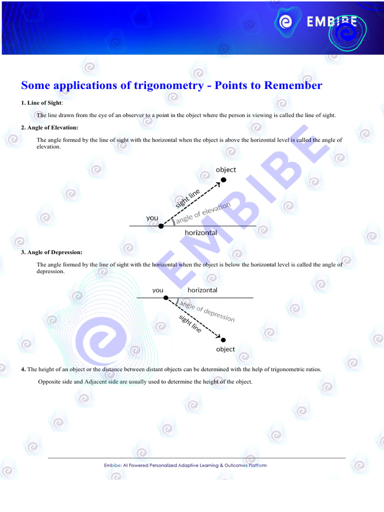 Embibe Document (13) - Merged | PDF | Triangle | Circle
