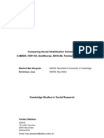 Comparing Social Stratification Schemas: CAMSIS, CSP-CH, Goldthorpe, ISCO-88, Treiman, and Wright