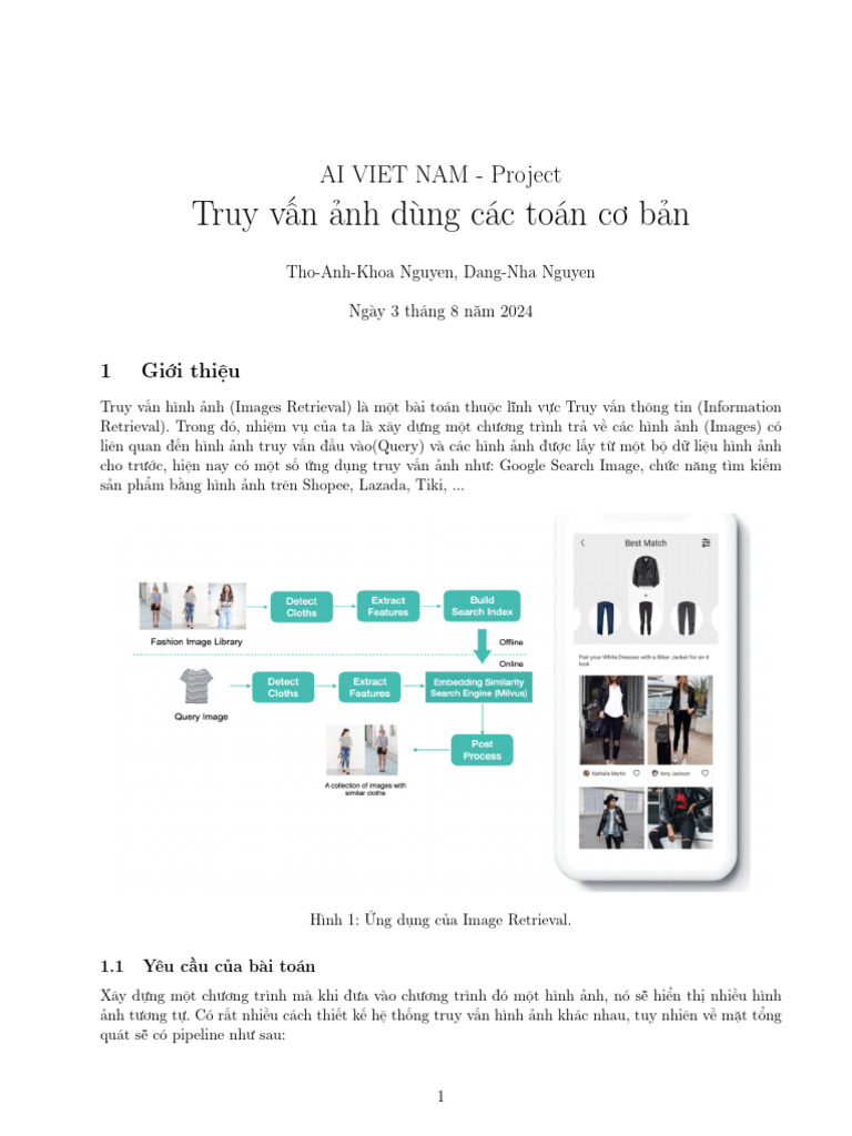 Project Image Retrieval | PDF