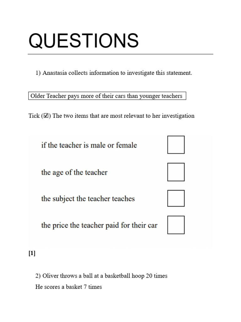 Stage 9 Maths Questions | PDF | Games & Activities | Home & Garden