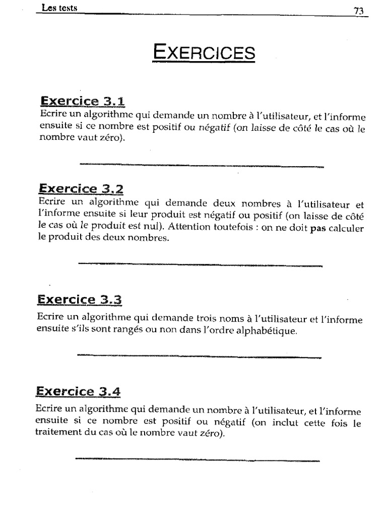 Exc 2 Chap 3 | PDF