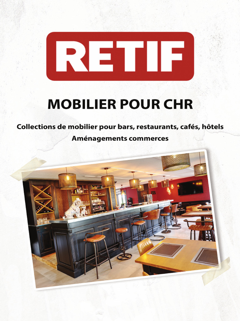 RETIF Catalogue Bars & CHR 2024 | PDF