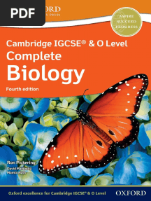 Cambridge IGCSE O Level Complete Biology Student Book 4th