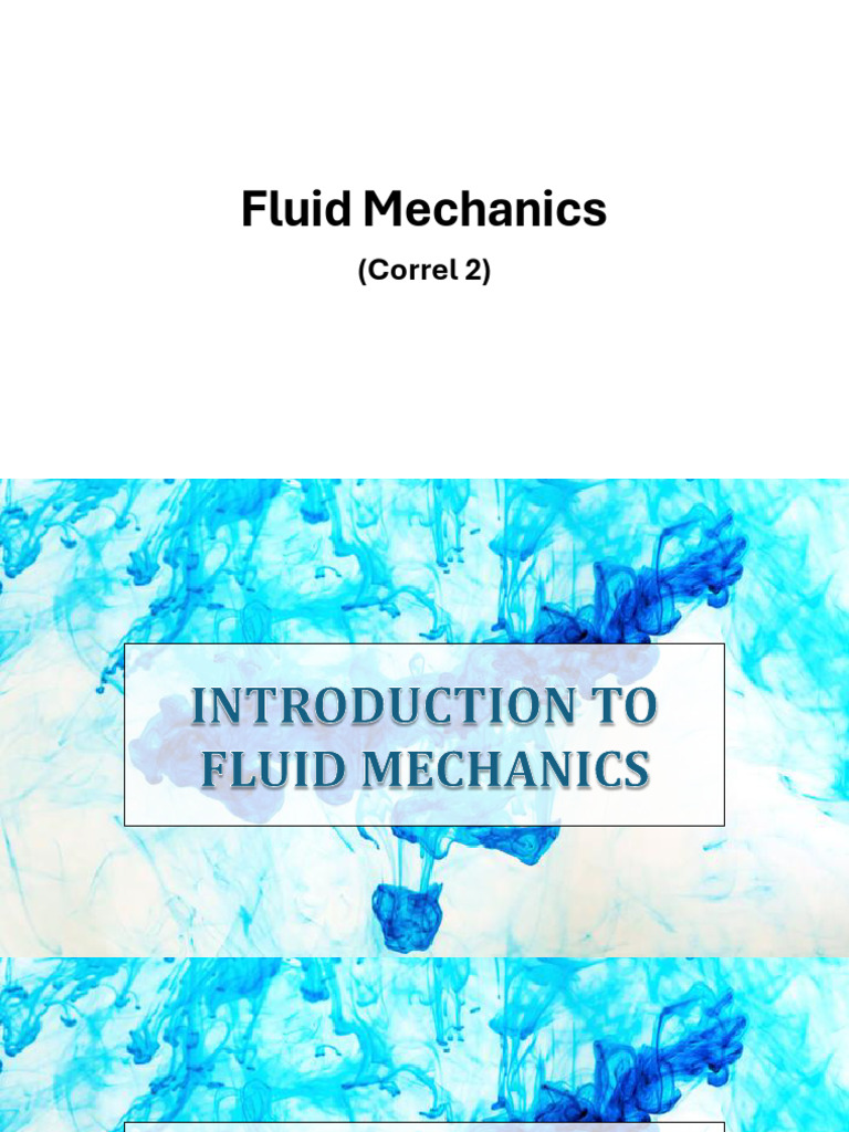Fluid Mechanics: Properties and Pressure | PDF | Pressure | Pascal (Unit)