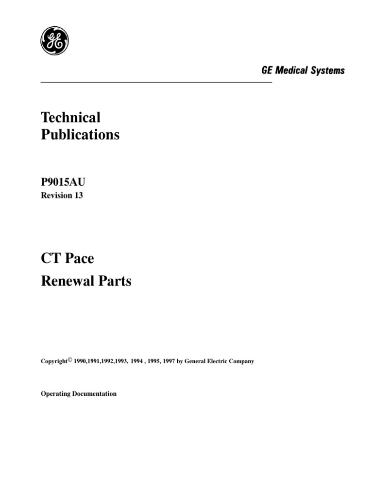 Renewal Parts Pace | PDF