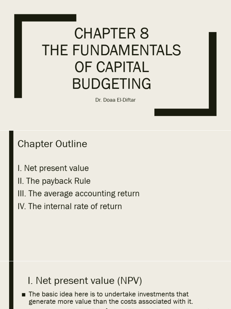 Payback Period Analysis in Capital Budgeting | PDF | Net Present Value ...
