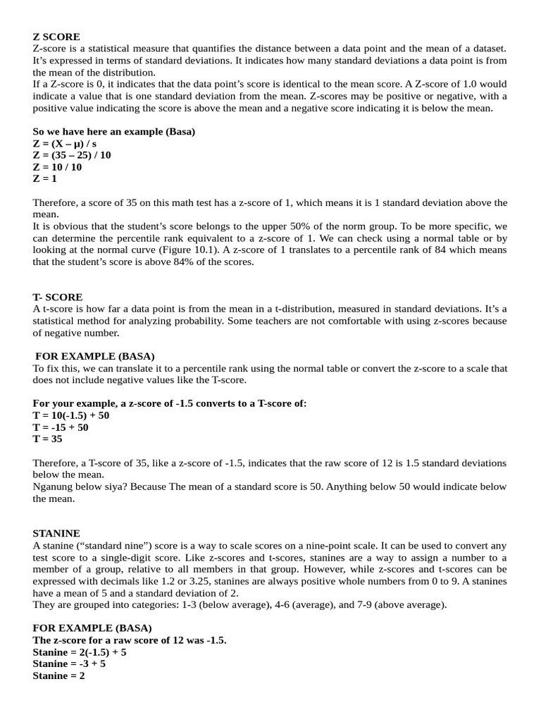 Aol (Report) | PDF | Standard Score | Percentile