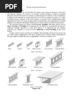 Castellated Beams: Design and Analysis | PDF | Beam (Structure) | Bending