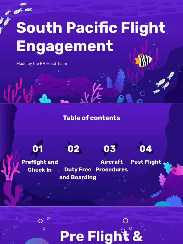 South Pacific Flight Engagement Guide | PDF | Airport | Aviation