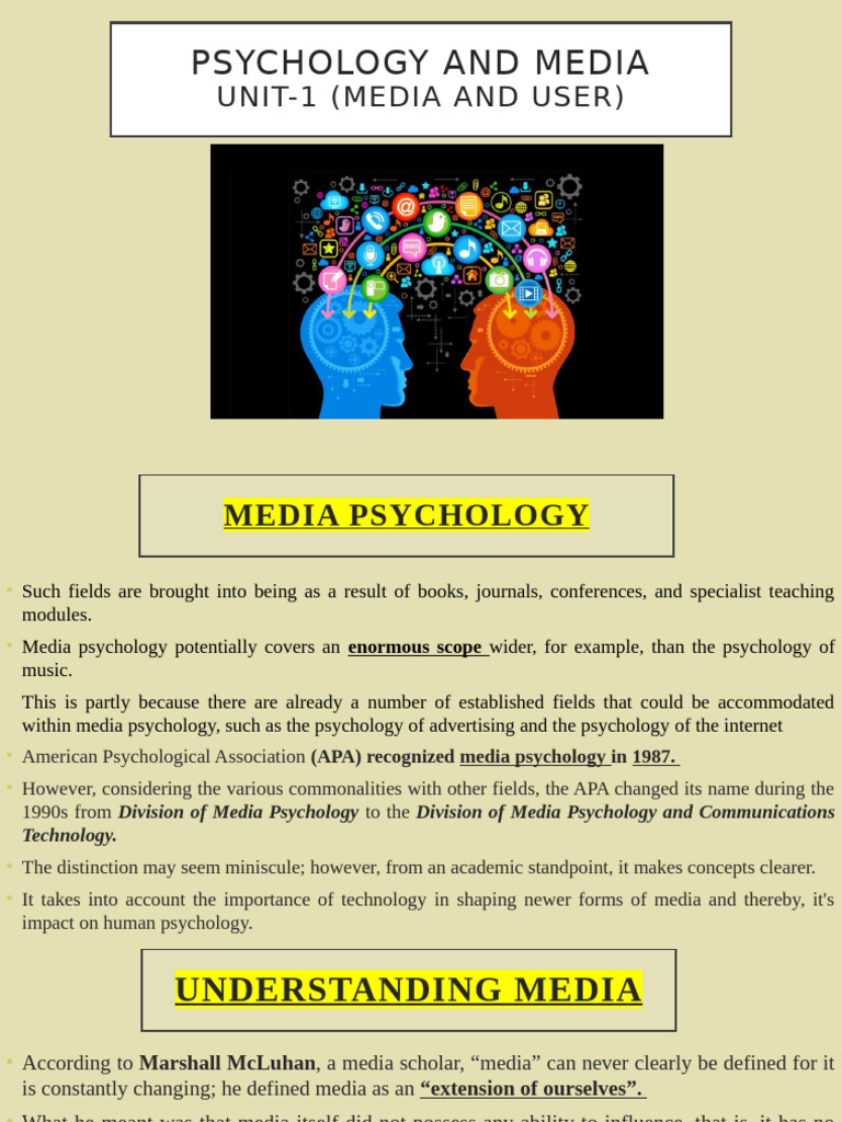 Psychology in Mass Communication | PDF | Mass Media | Psychology