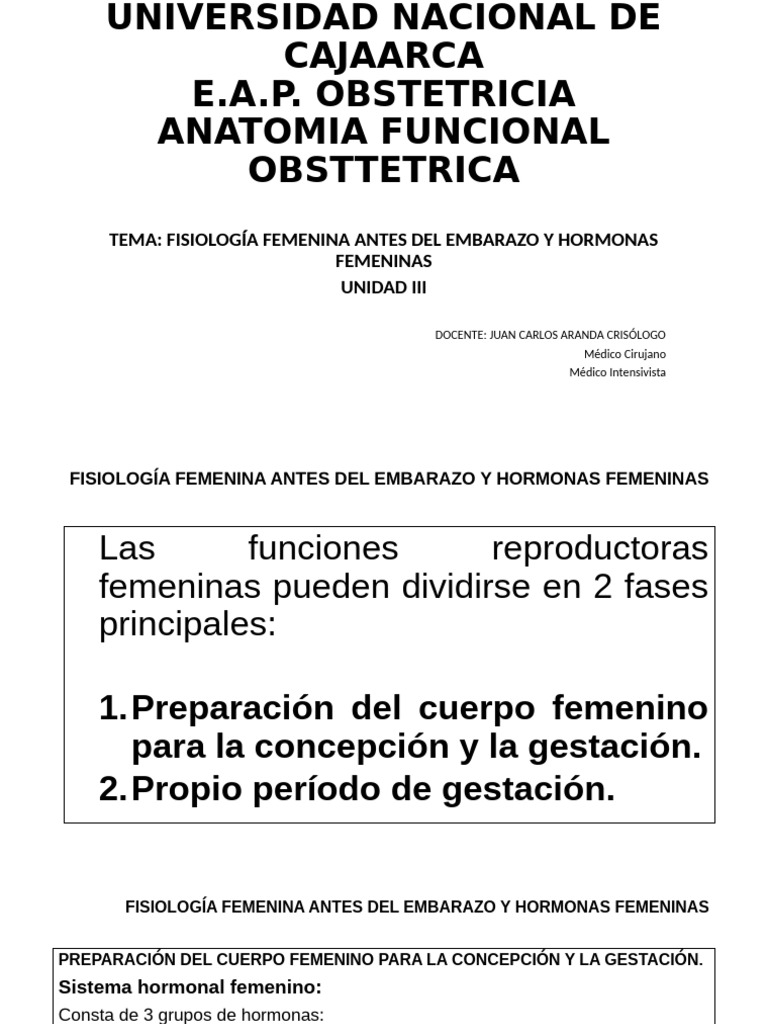 Fisiolo Femen Del Embar | PDF | Hormona luteinizante | Gonadotropina