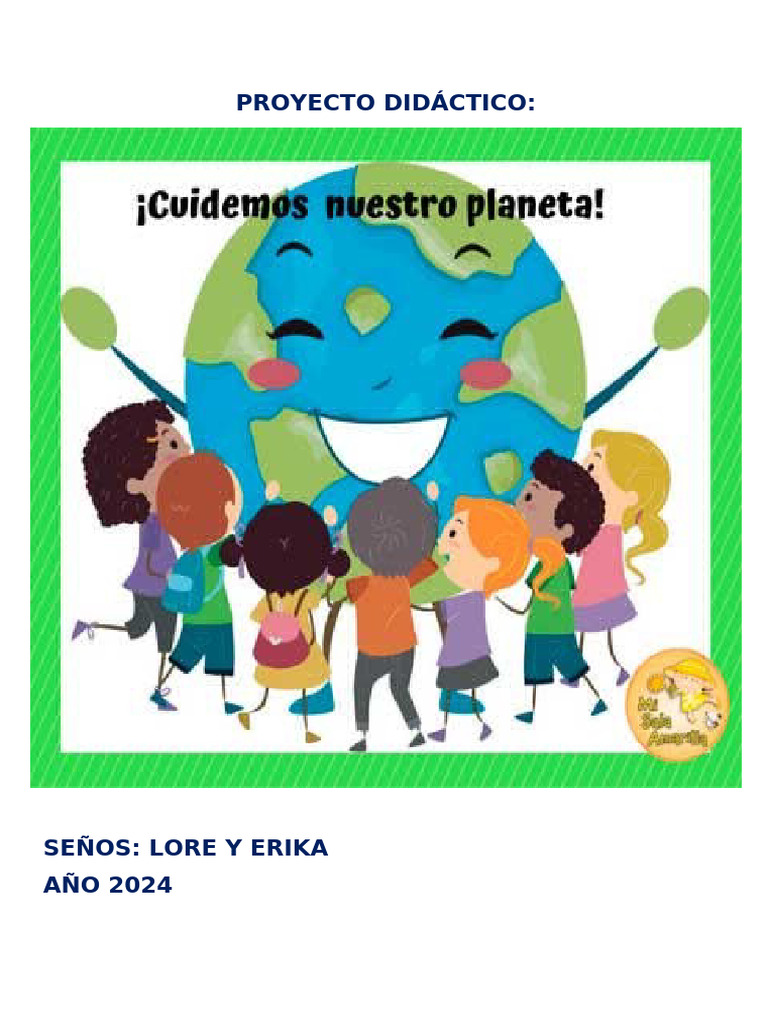Proyecto Didactico Medio Ambiente 24 | PDF | Reciclaje | Residuos