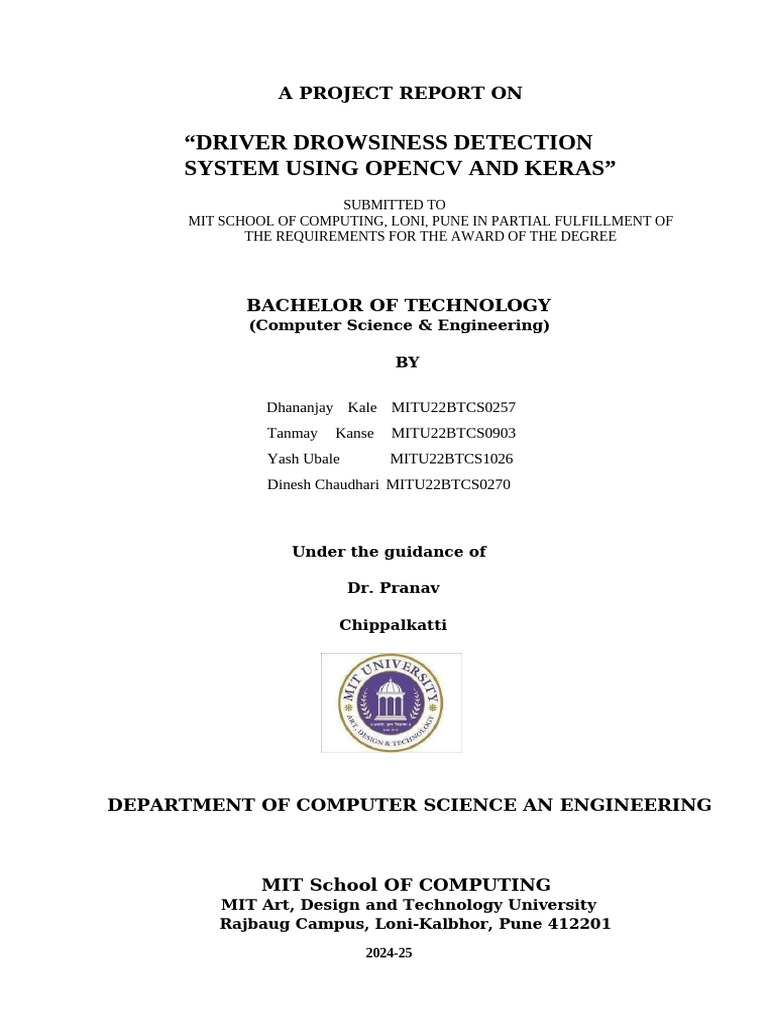 FINAL REPORT | PDF | Software Testing | Computer Vision