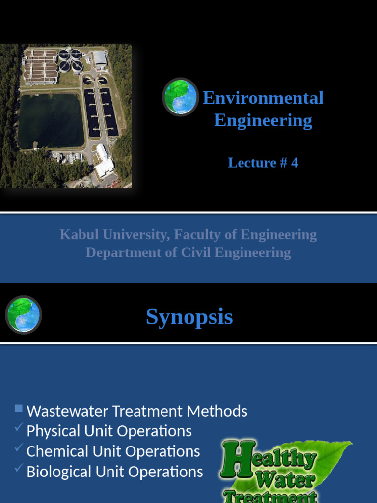 Wastewater Treatment Methods Overview | PDF | Sewage Treatment | Filtration