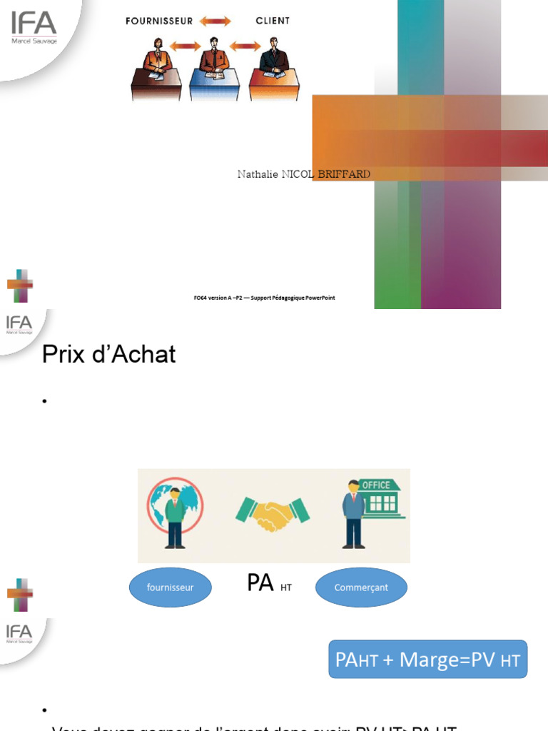 Calcul du Prix de Vente HT et TTC | PDF | Affaires | Finance et gestion ...