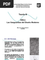 TEMA 4 Vanguardias Del Diseño Moderno
