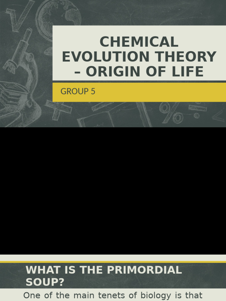 Chemical Evolution and Life's Origin | PDF | Abiogenesis | Life
