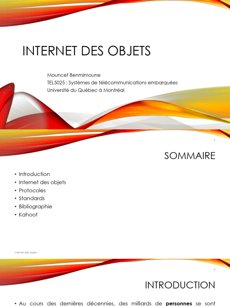 Exemples et applications de l'IoT | PDF | Internet des objets | l'Internet