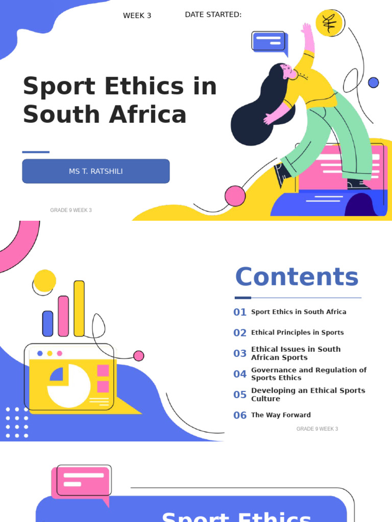 Sport Ethics in South Africa: Key Issues | PDF | Sports | Governance