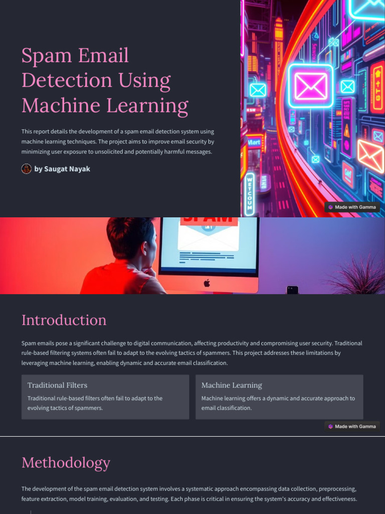 Machine Learning for Spam Detection | PDF | Machine Learning ...