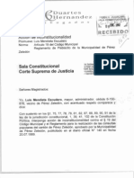 ACCIÓN DE INCONSTITUCIONALIDAD Luis Mendieta