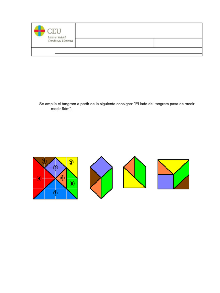 Ejercicio Tangram | PDF