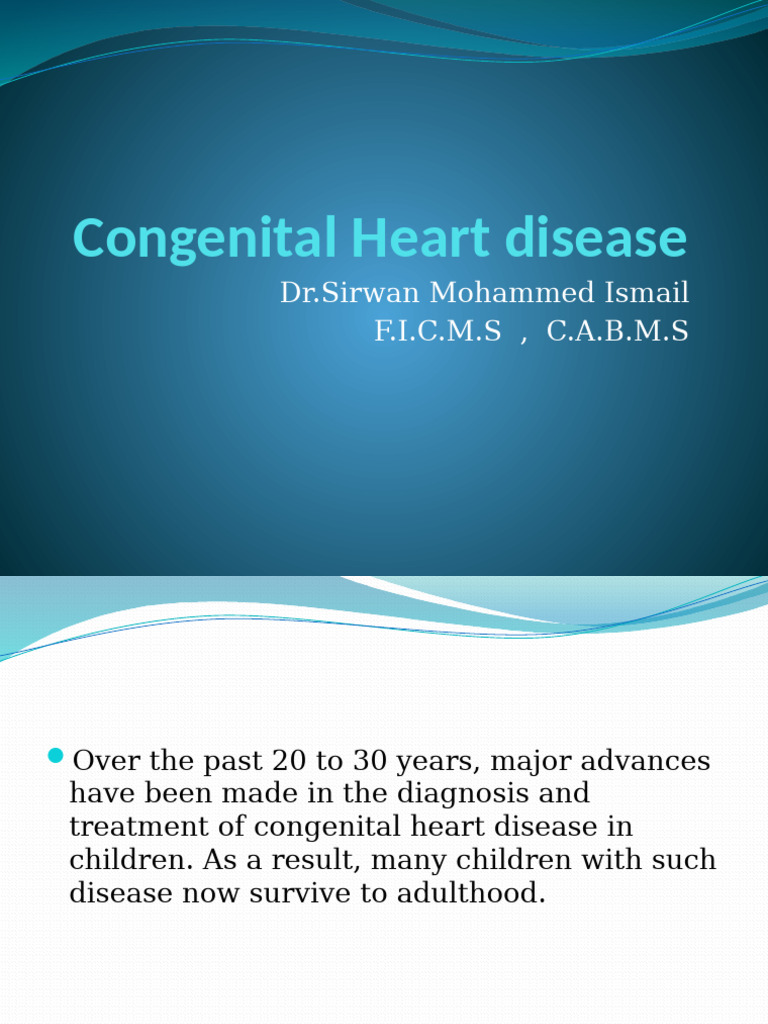 Understanding Congenital Heart Disease | PDF | Atrium (Heart) | Heart