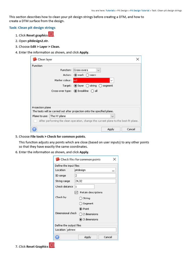 0 - 7 - GEOVIA - Creating Data - Pit | PDF | Art | Computers