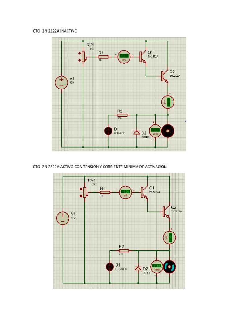 Cto 2N 2222a Inactivo | PDF