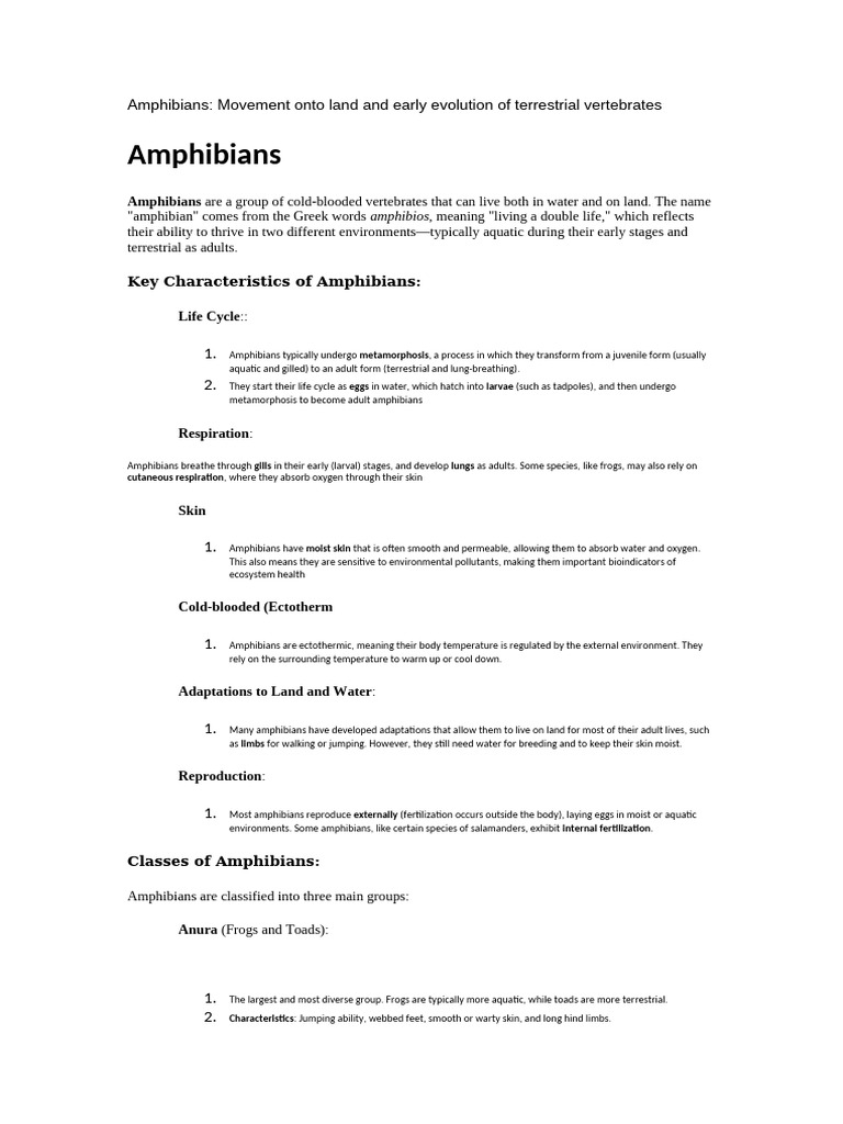 Amphibians | PDF | Amphibian | Skin