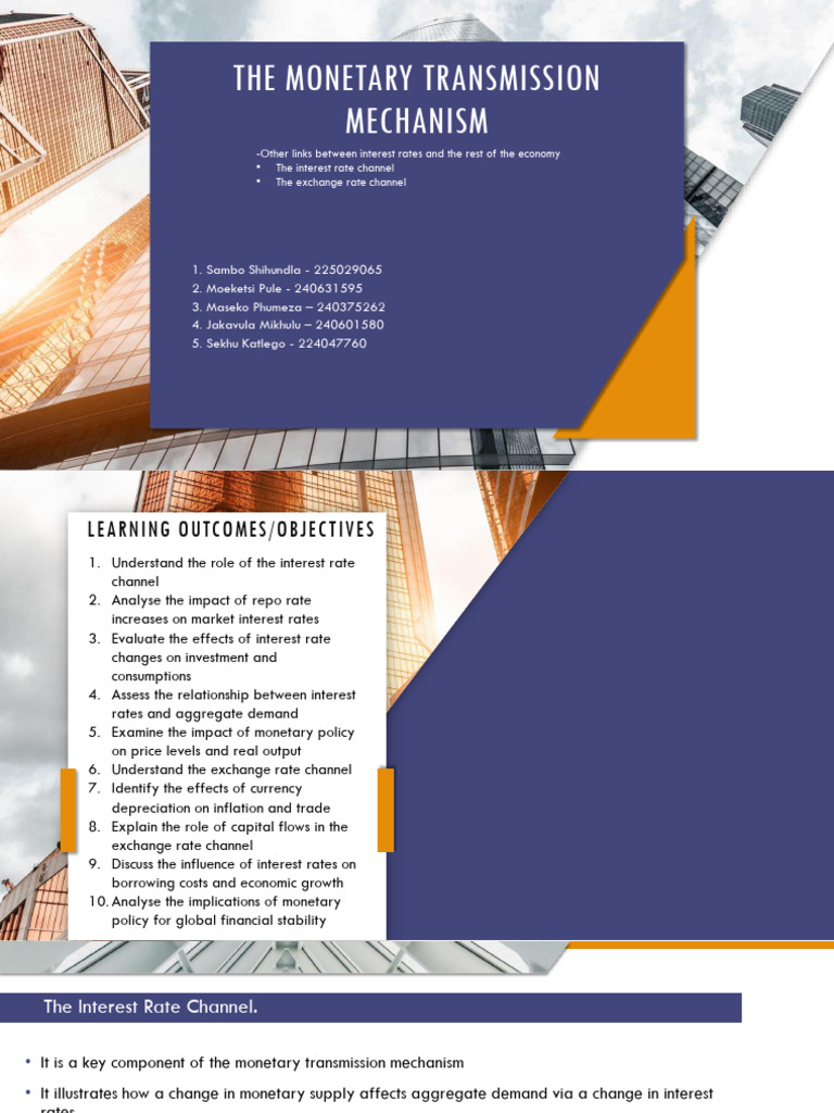 The Monetary Transmission Mechanism | PDF | Currency Appreciation And ...