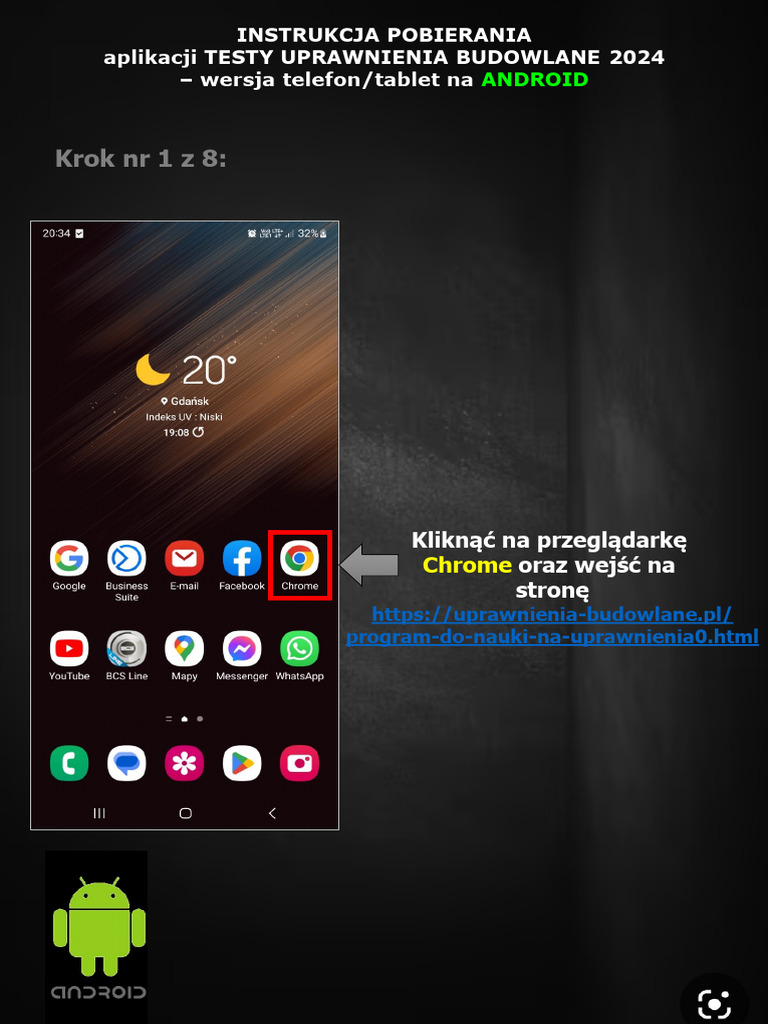 Instrukcja Pobierania Aplikacji Na ANDROID | PDF