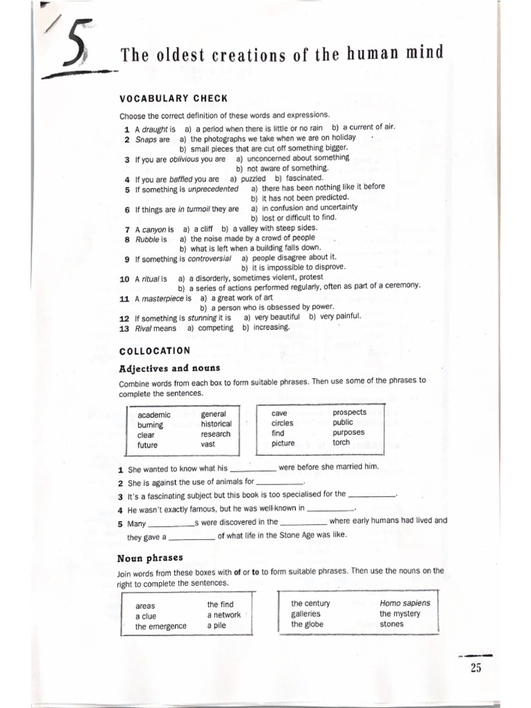 Vocabulary and Collocation Guide | PDF | Human | Adjective