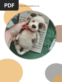 "Dog" Crochet Pattern (Finished Toy Size - 6-7 In/16-18 CM)