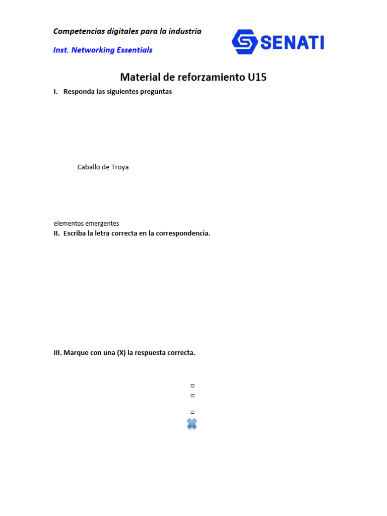 SINU-153 - Material de Reforzamiento U15 | PDF