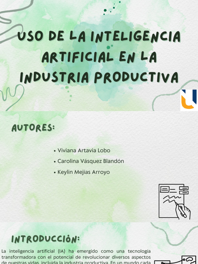IA en la Industria Productiva: Ventajas y Uso | PDF | Inteligencia ...