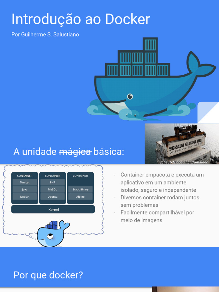 Introdução ao Docker e Containers | PDF