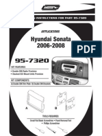 Hyundai Sonata 2006-2008: Applications