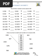 Rounding Off Worksheet | PDF